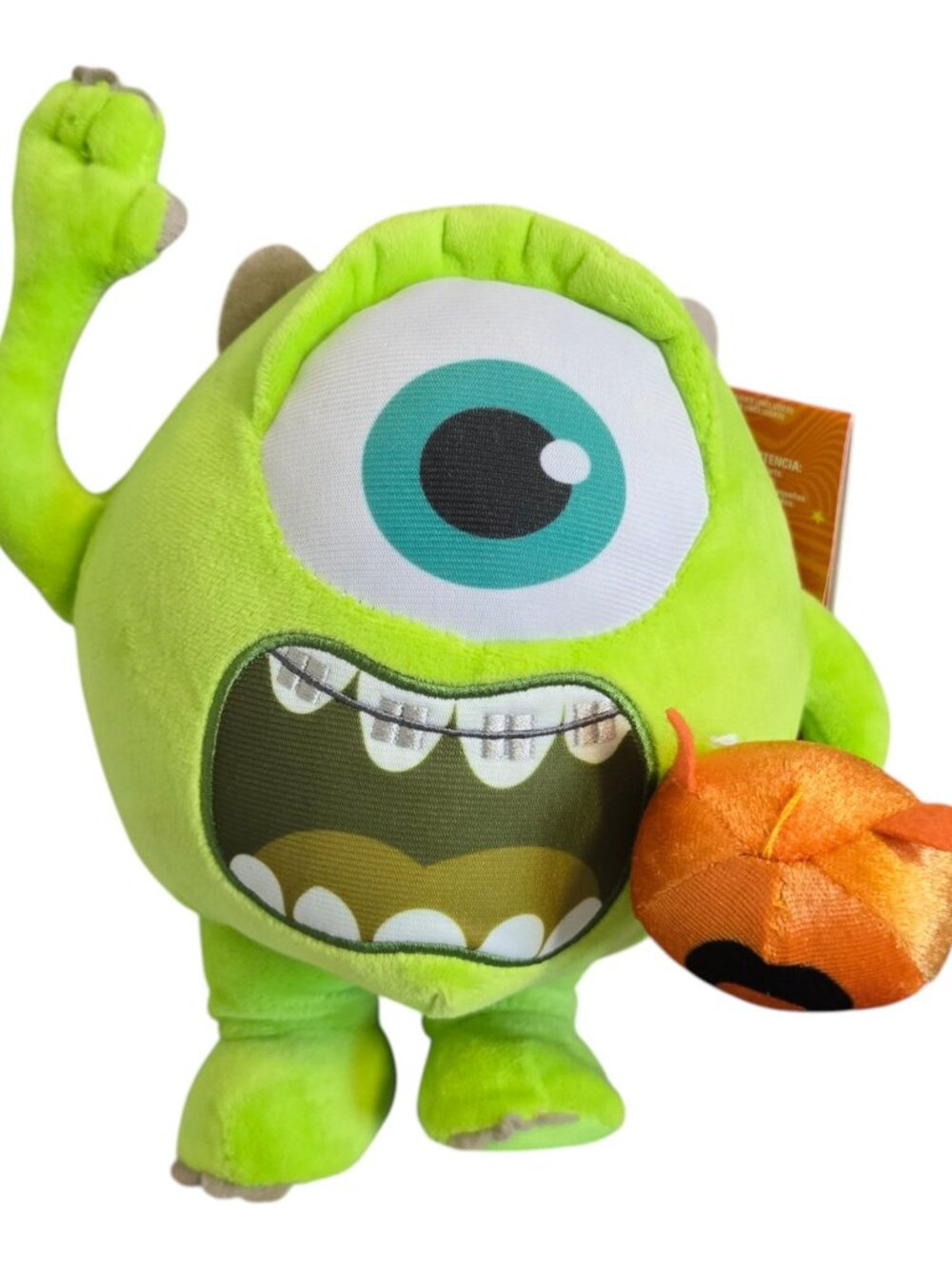 Disney Pixar Monsters Inc Mike Wazowski Plush Waddler Music Dances Halloween 10”